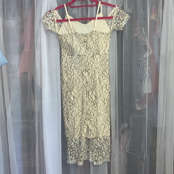 Couture Black and White Midi Dress (NWT) - Picture 2 of 4